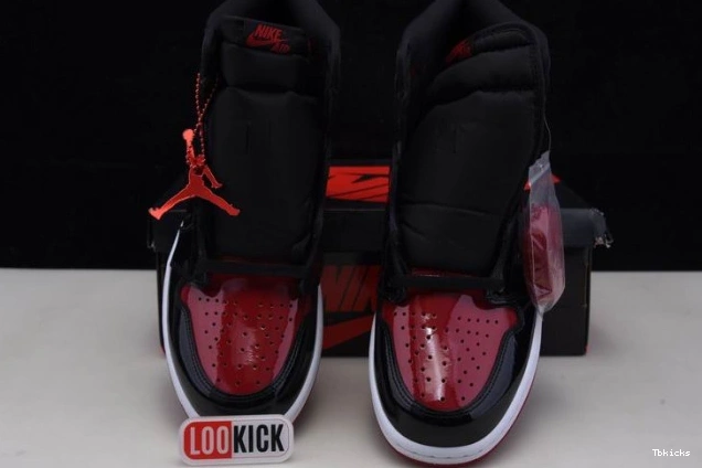 Rep TBK 1 Jordan Bred 555088-063 Patent Air High OG 0822
